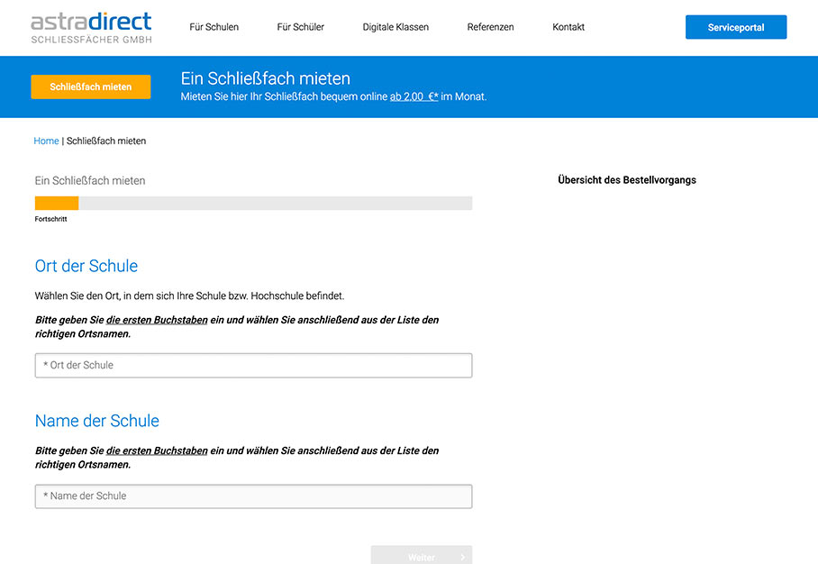 astradirect Schließfächer, Versicherung astradirect Schließfächer in nur vier einfachen Schritten mieten