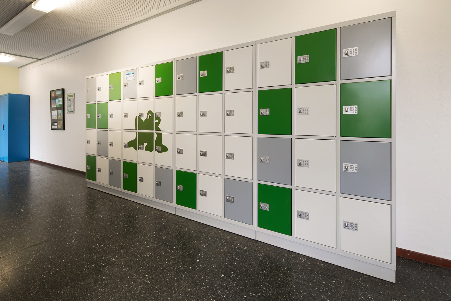 astradirect Schließfachanlagen, Grootmor Gymnasium Hamburg Die Schließfachanlage von astradirect, im Grootmor Gymnasium in Hamburg