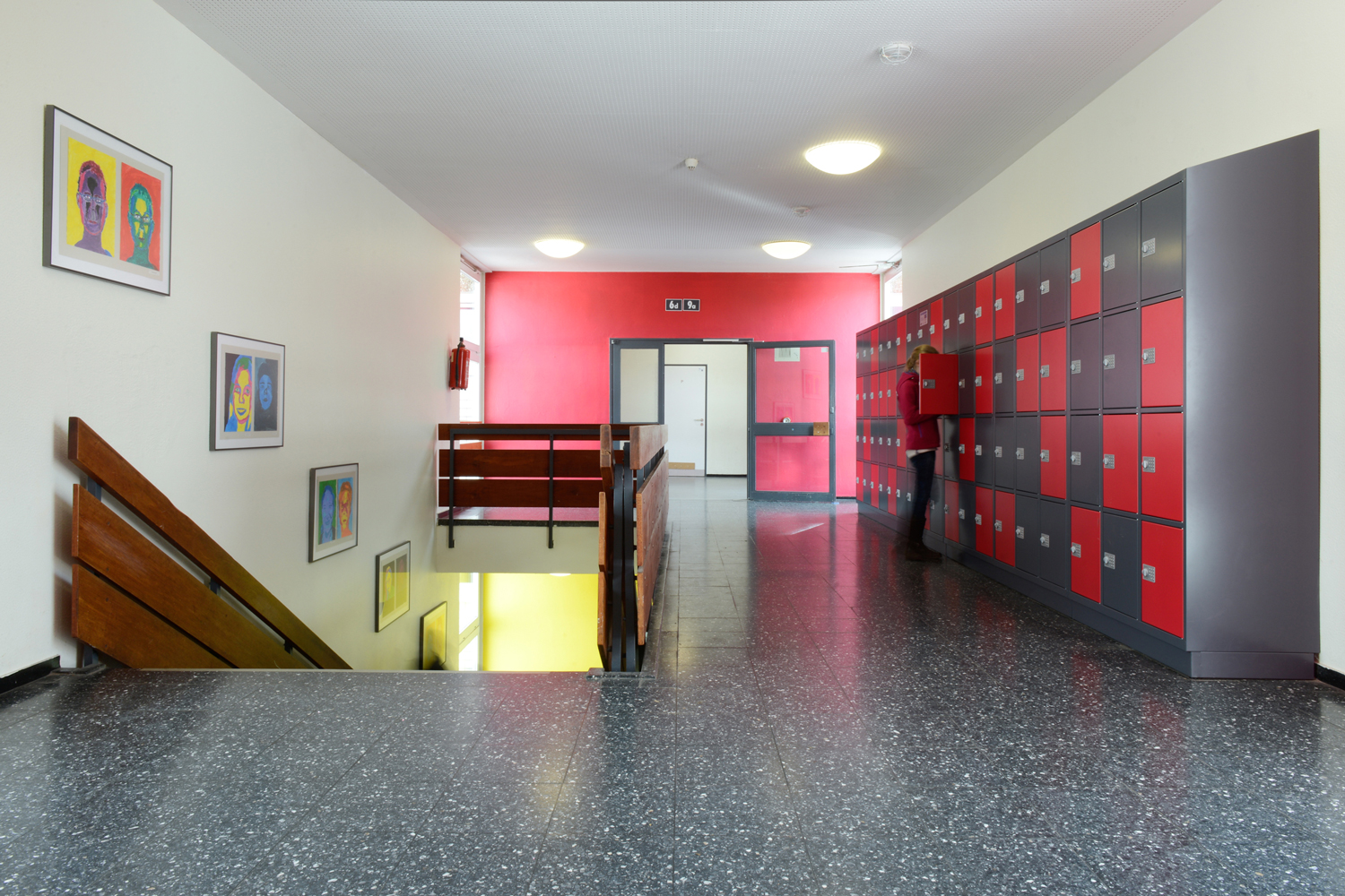 astradirect Schließfächer, Johannes Brahms Gymnasium Hamburg Die Schließfachanlage von astradirect, in dem Johannes Brahms Gymnasium in Hamburg